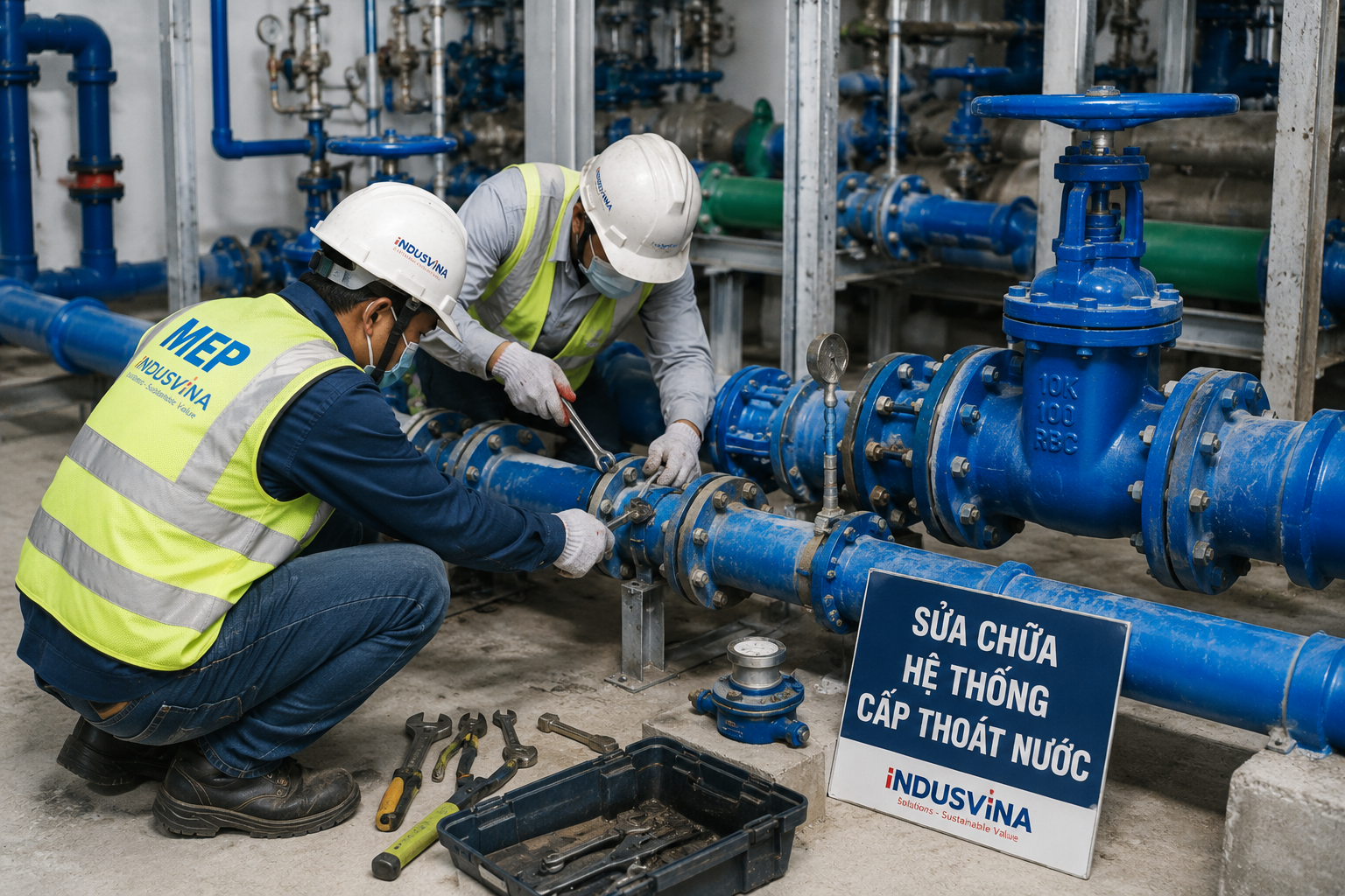 Sửa chữa hệ thống cấp thoát nước công trình