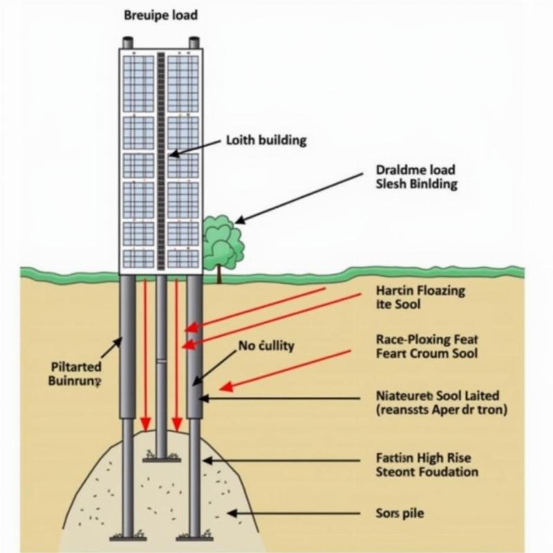 Móng cọc - minh hoạ 9