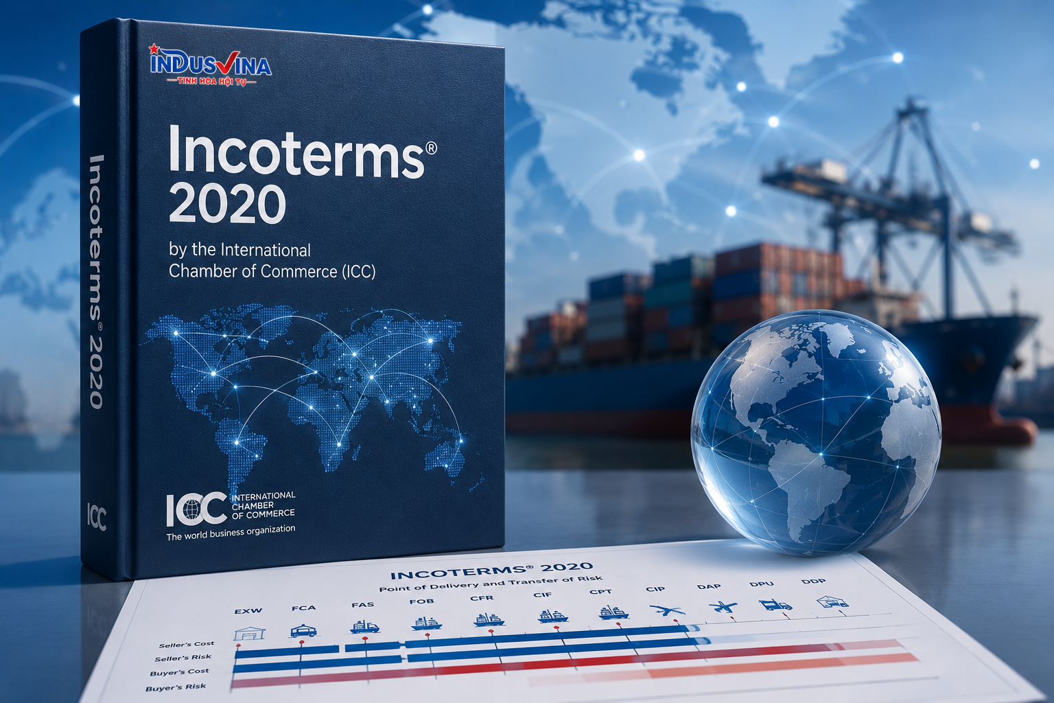 Incoterms và điểm chuyển giao rủi ro trong xuất khẩu