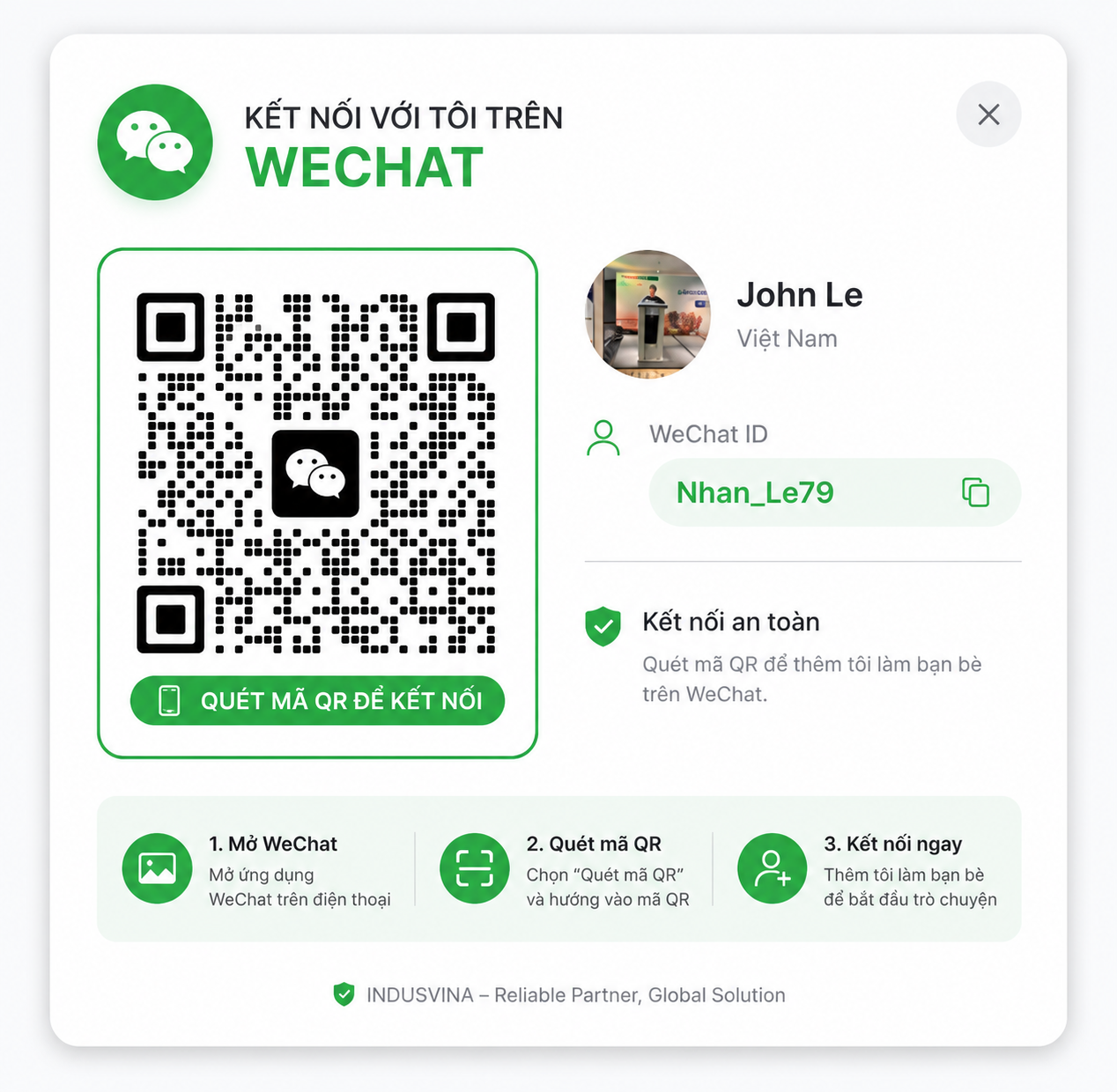 INDUSVINA WeChat QR