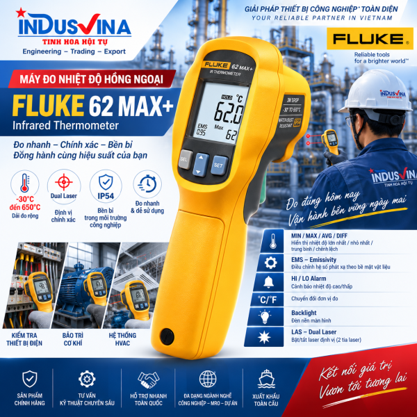 FLUKE 62 MAX+ 红外测温仪