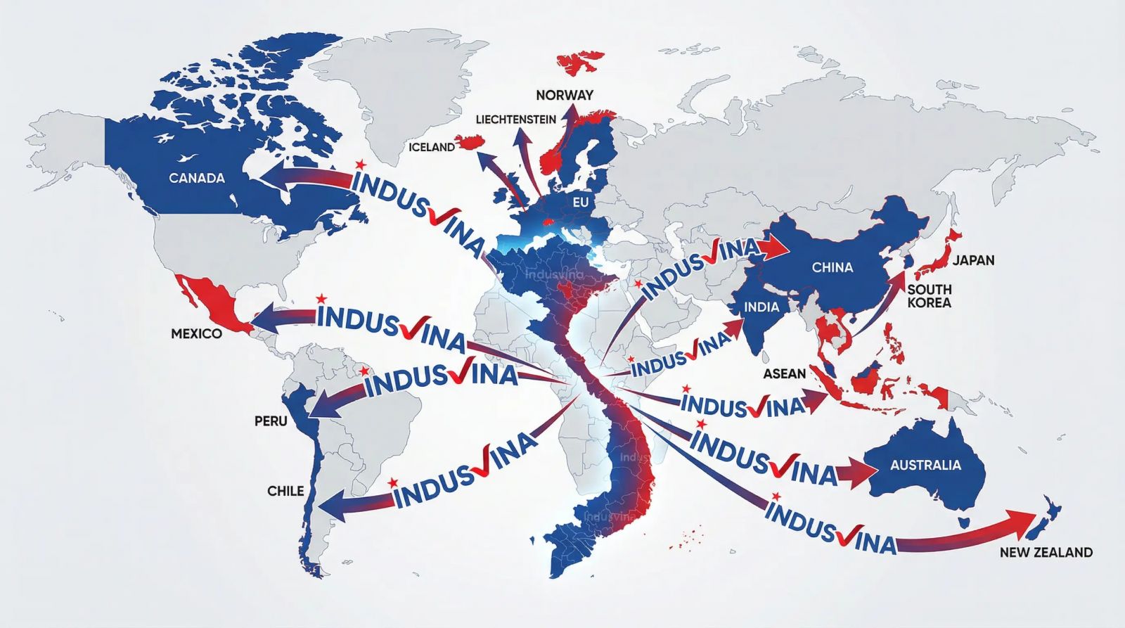 Hình minh họa về FTA và hội nhập