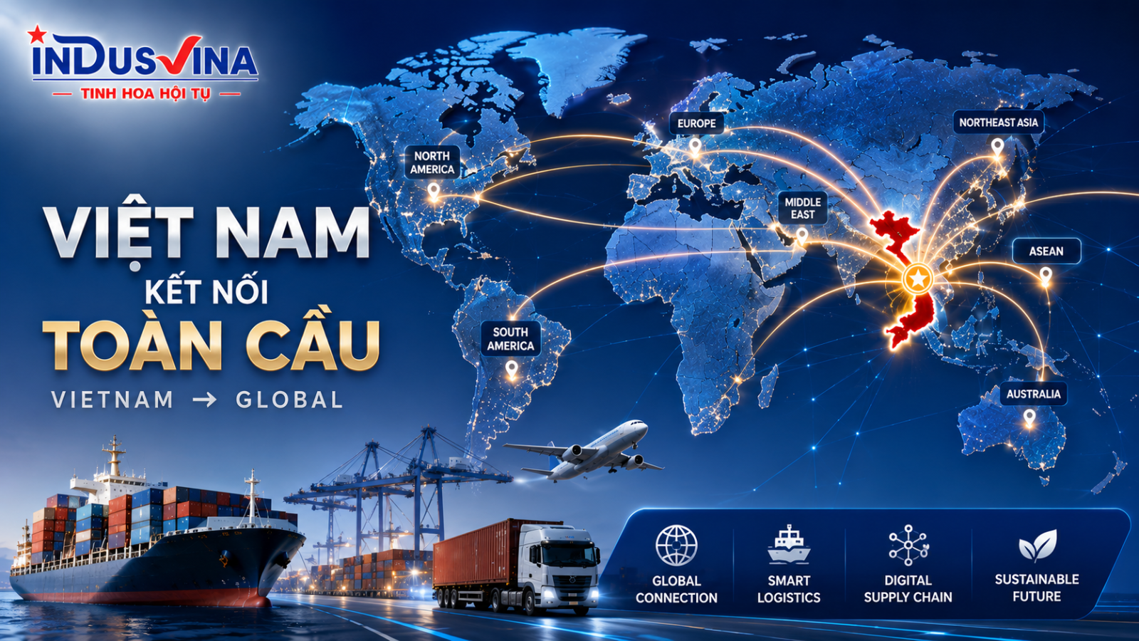 Quy trình kết nối sản xuất ra thế giới