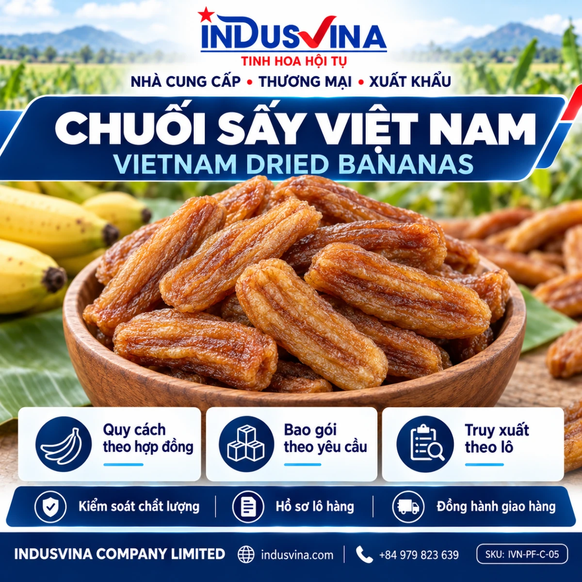INDUSVINA · ảnh đại diện sản phẩm · chuẩn thương hiệu v2