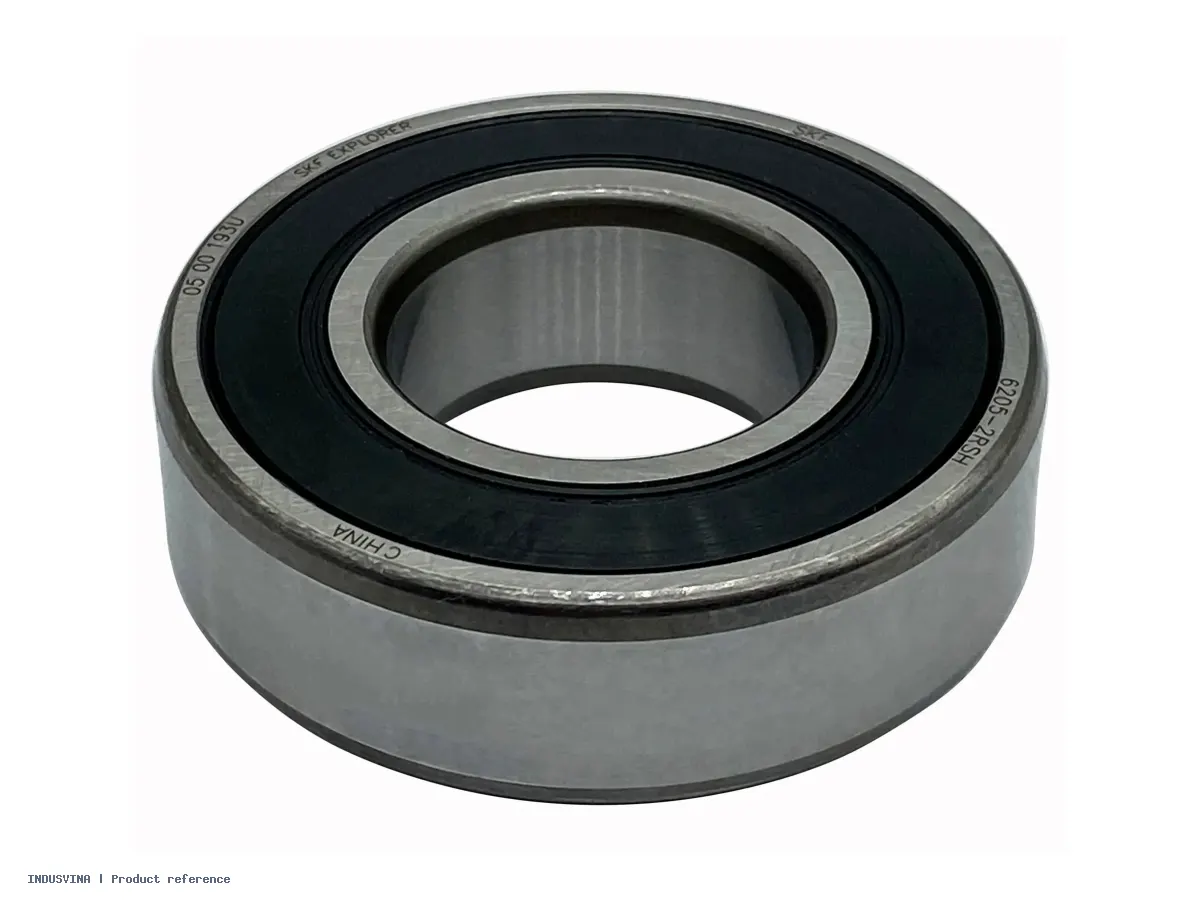 Close-up of 2 Pack 6205-2RSH Deep Groove Ball Bearings 25x52x15mm Double Sealed on a white background. · kế thừa Admin