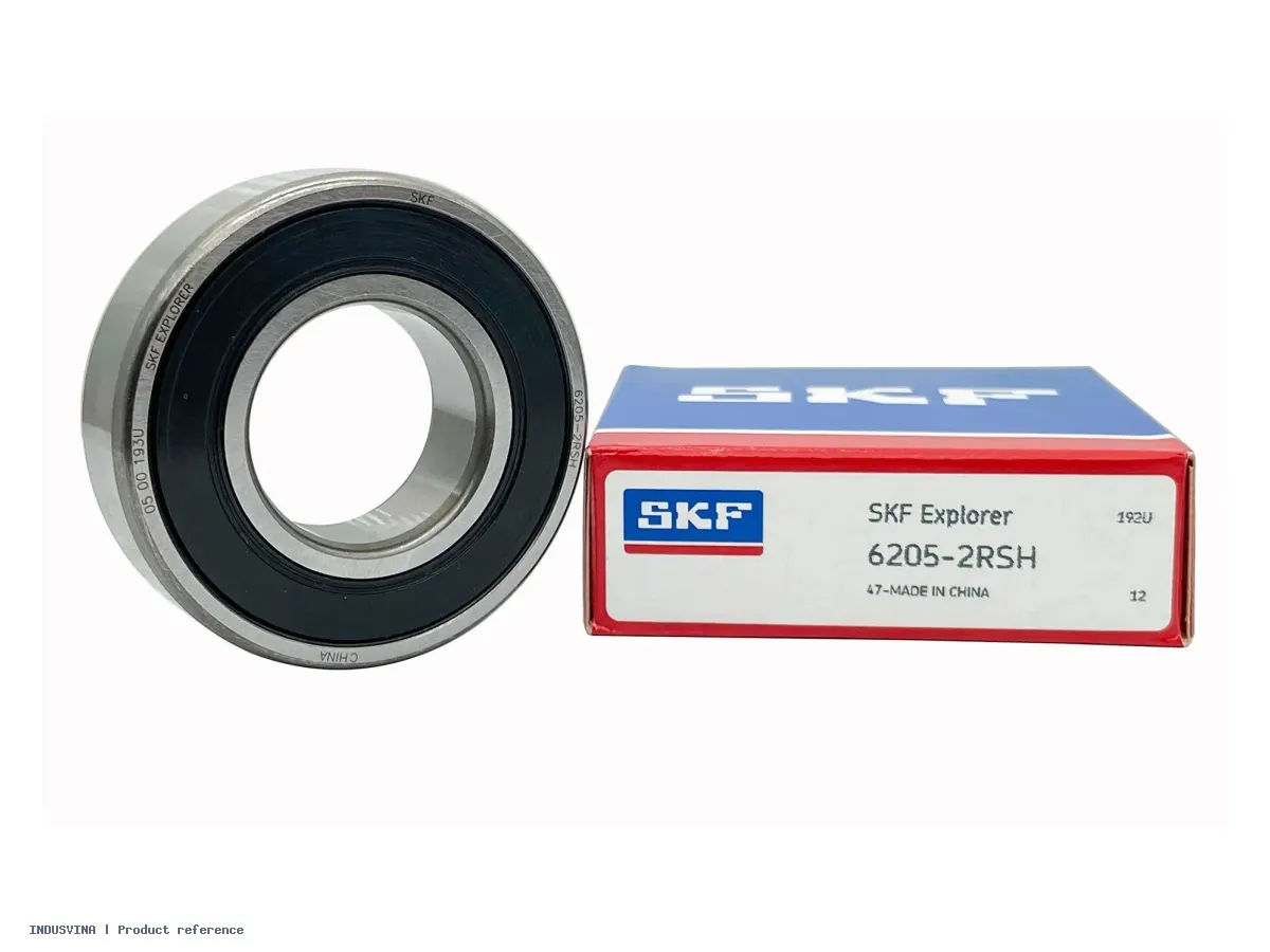 2 Pack 6205-2RSH Deep Groove Ball Bearings next to SKF box, 25x52x15mm, double sealed · kế thừa Admin